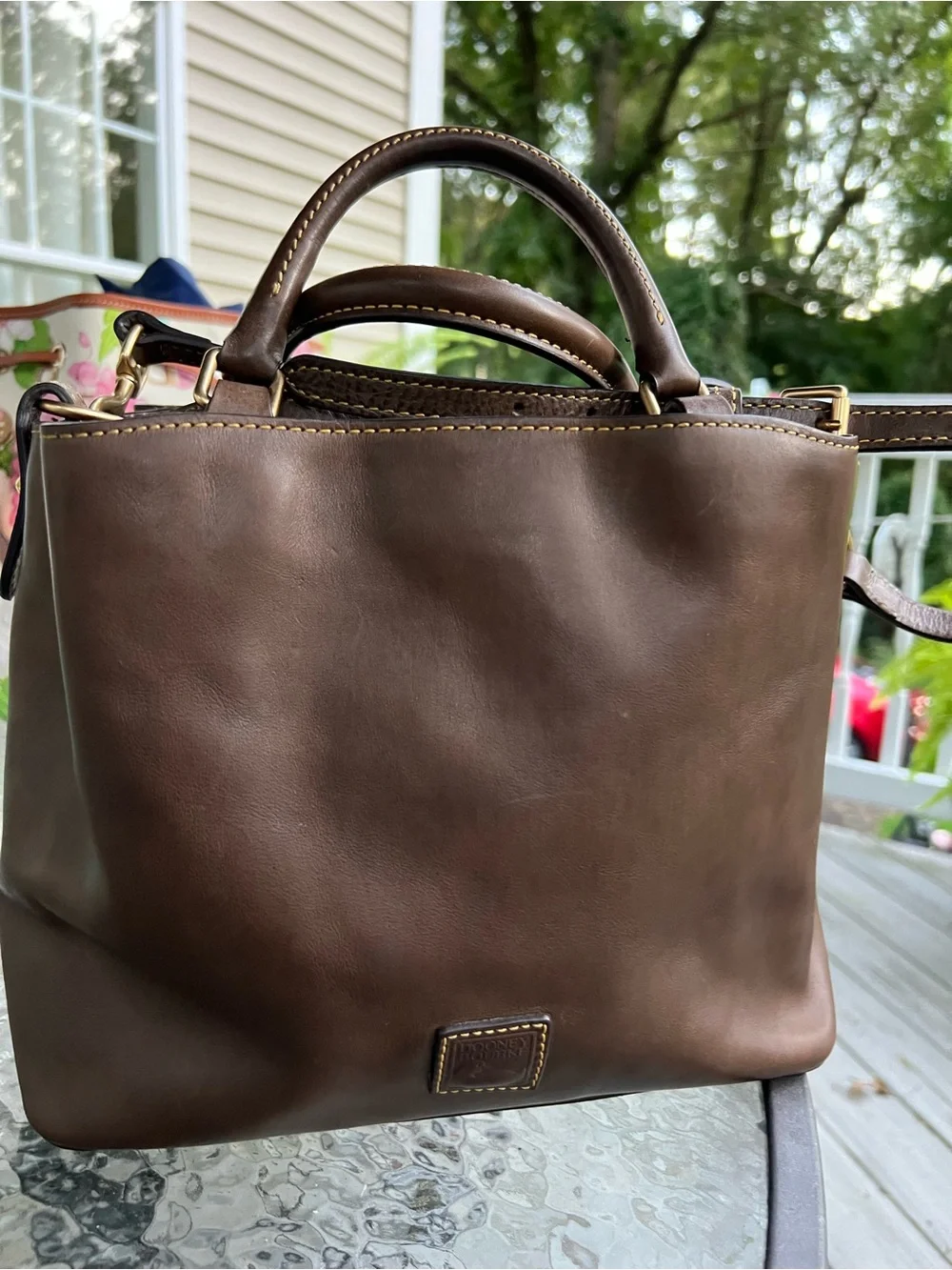 DOONEY AND BOURKE FLORENTINE BRENNA PURSE